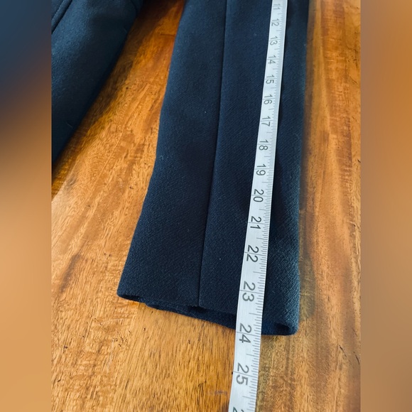 J. Crew Classic Lady Day Navy Blue Wool Blend Mid-Weight Coat Classic Old Money - Picture 11 of 15
